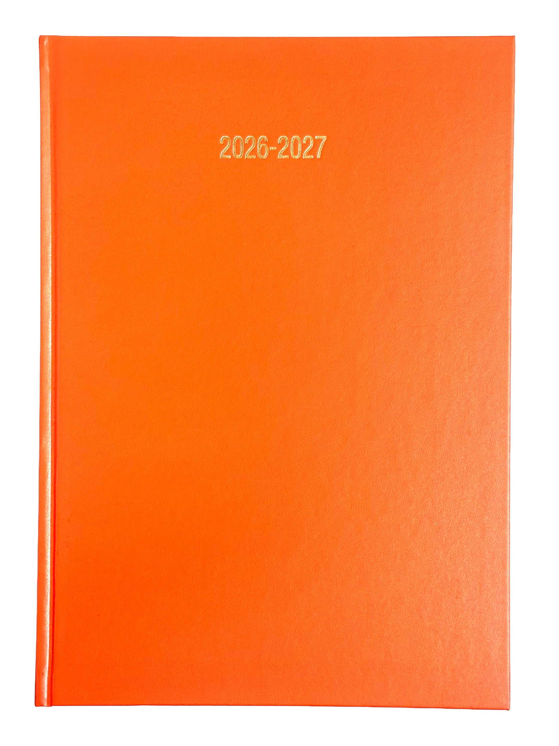 2026-2027 Academic Diary A4 Day to a Page DAP Appointment Mid Year Planner- ORANGE