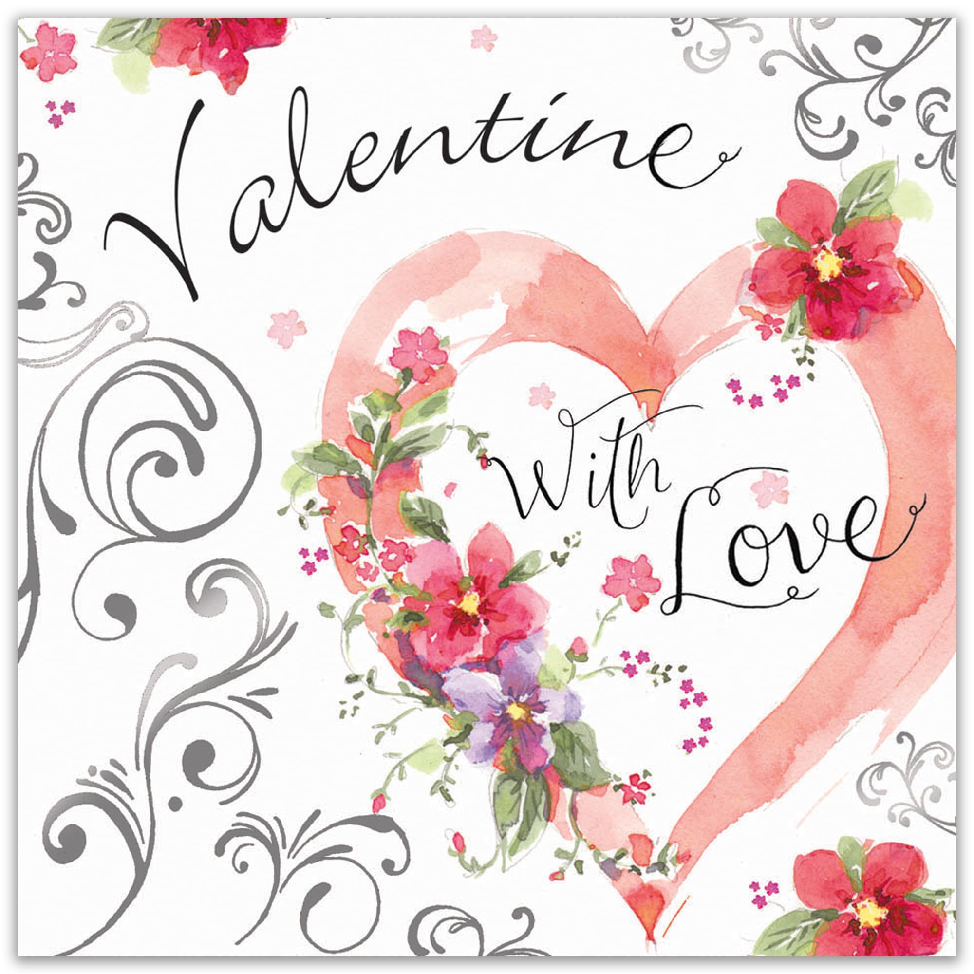 Carte De Saint-Valentin Soeur : Coeurs Colorés, Cadeau Soeur