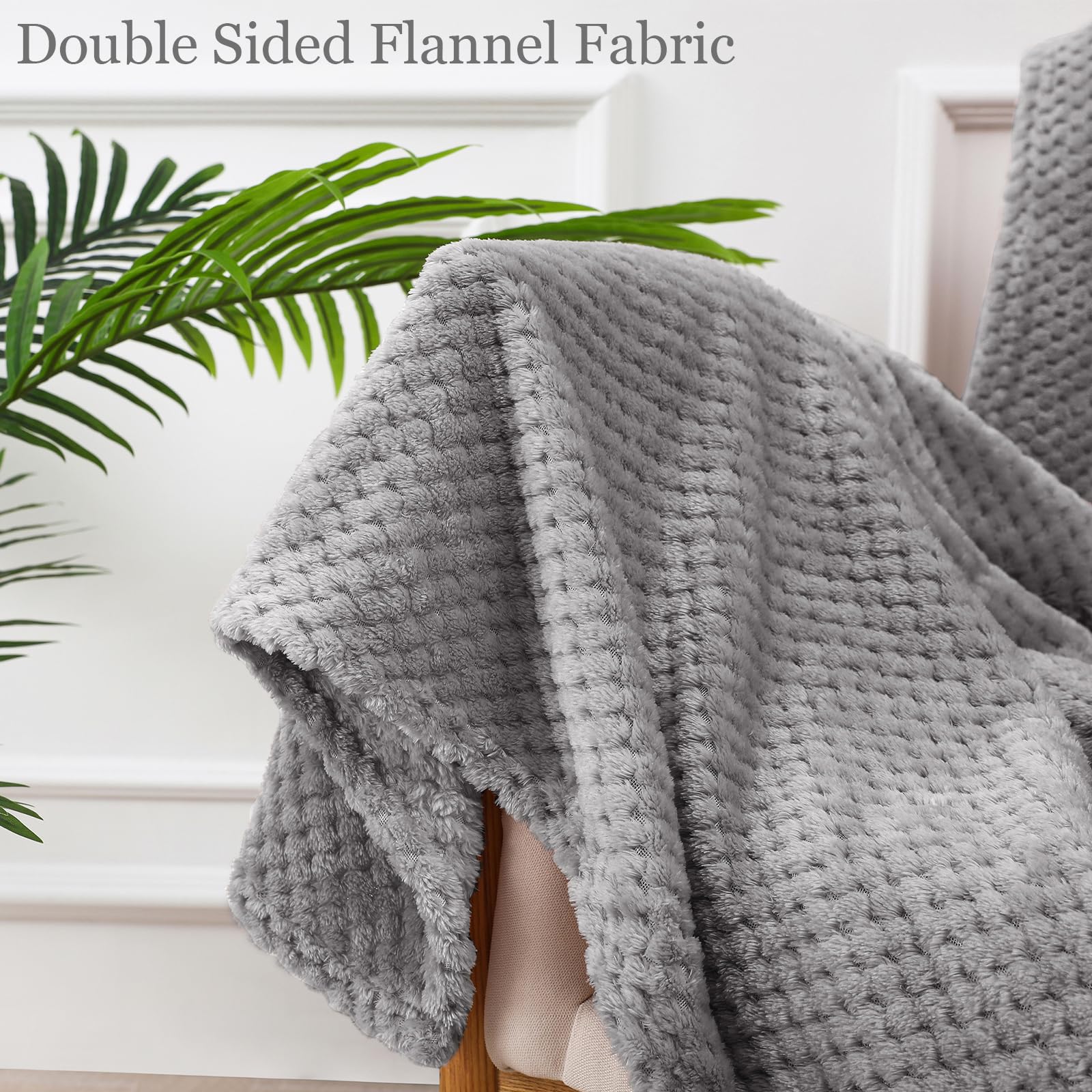 Yebeda Knuffeldeken, superzachte en warme fleecedeken voor bank, bank en bed met wafelpatroon, behaaglijke en aangename deken, woondeken, bankdeken (130 x 170 cm, donkergroen Yebeda Knuffeldeken, superzachte en warme fleecedeken voor bank, bank en bed met wafelpatroon, behaaglijke en aangename deken, woondeken, bankdeken (130 x 170 cm, donkergroen