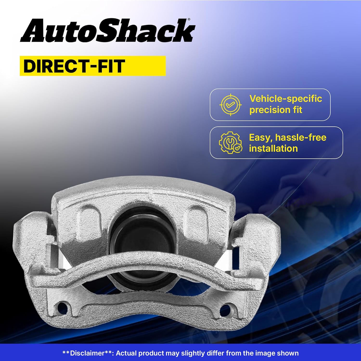 AutoShack Front Brake Calipers Left & Right Replacement for 2008-2013 Mazda 3 2012-2015 Mazda 5 2-PC Set