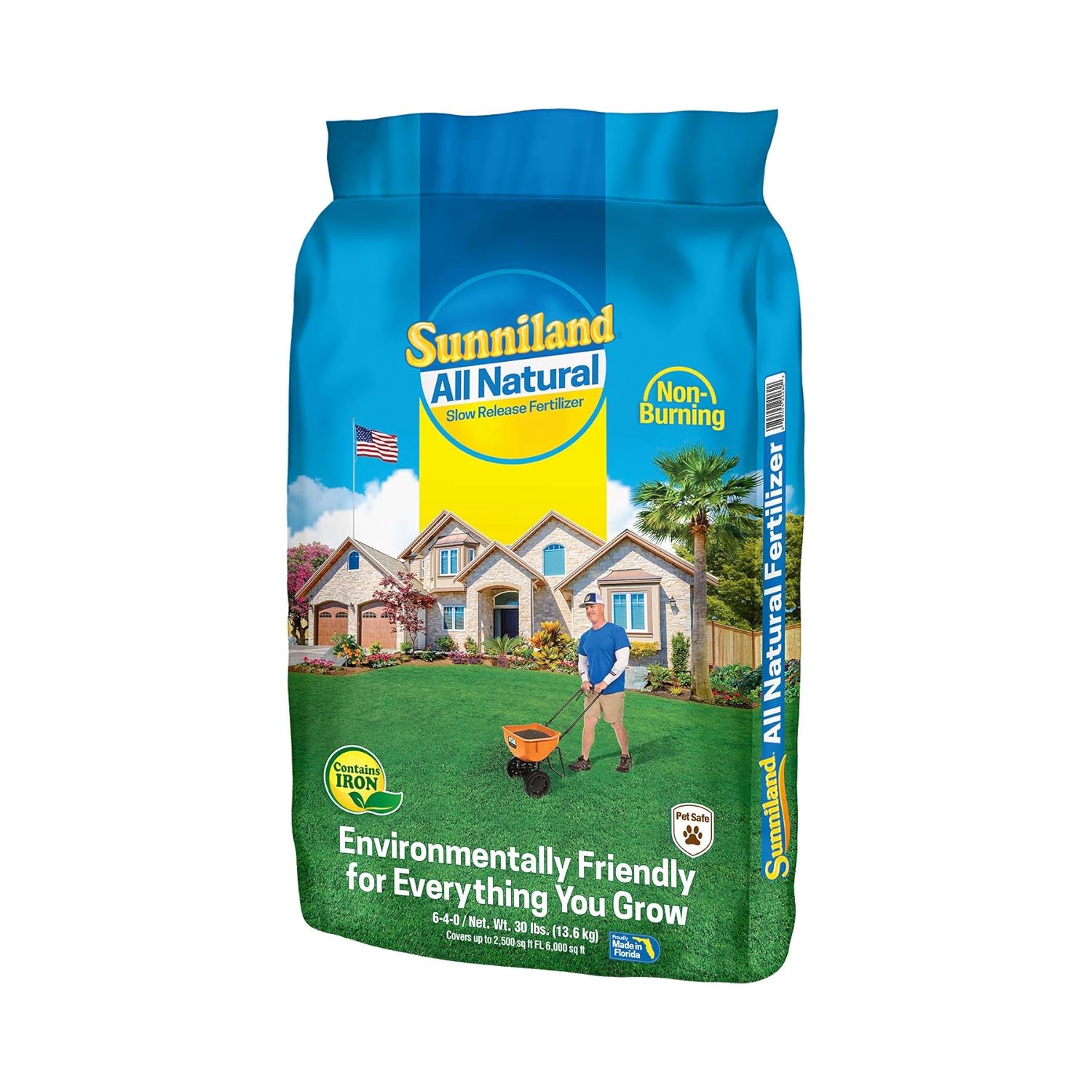 Sunniland All-Purpose Lawn Fertilizer for All Grasses 2500 sq ft