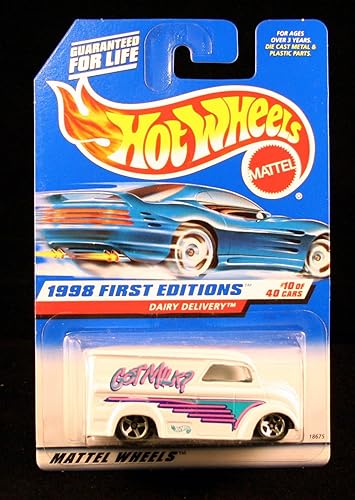 Hot Wheels Dairy DELIVERY First Editions Series #10 of 40 1998 Basic Car Series Collector #645