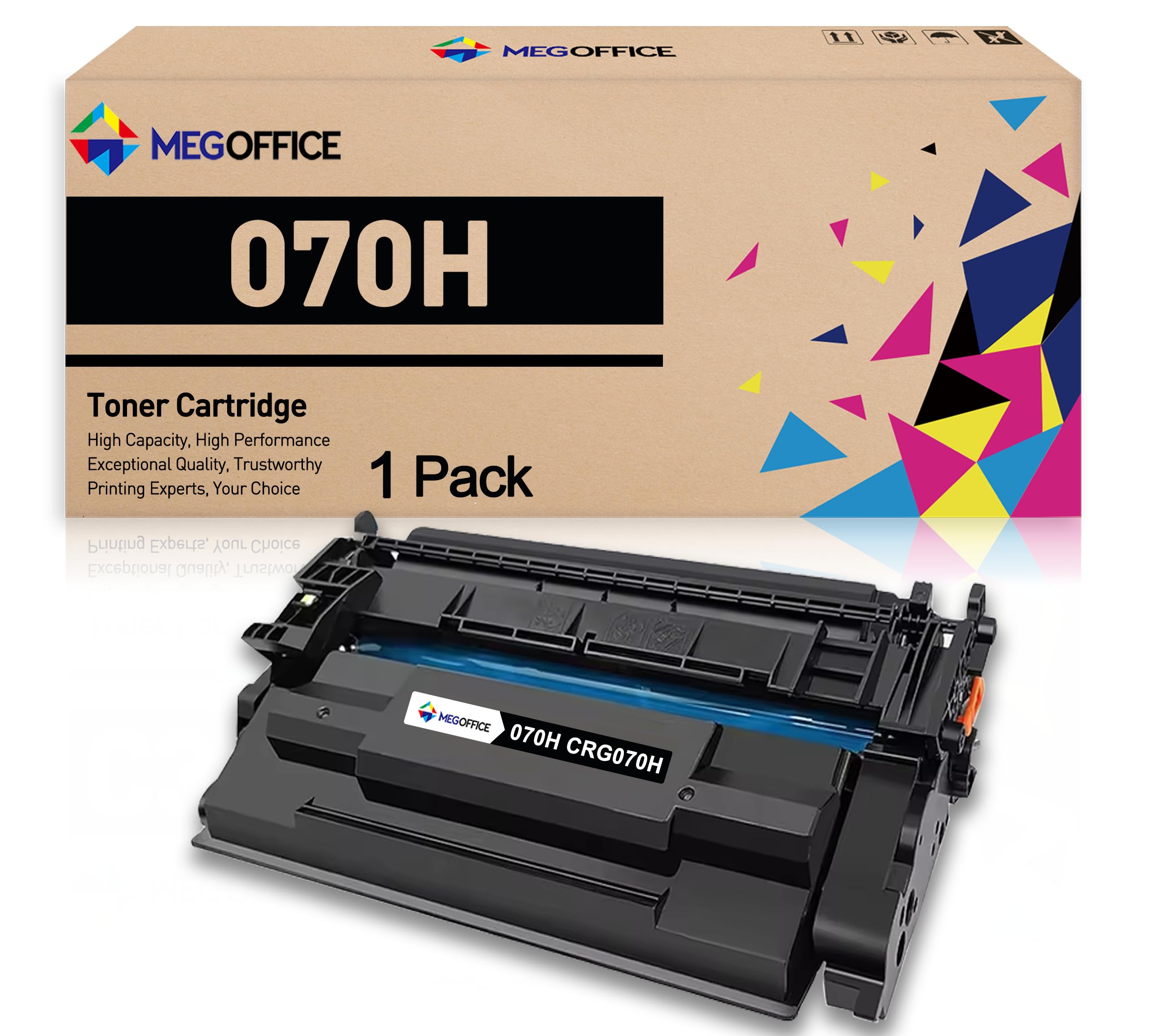 MEGOFFICE Compatible Toner Cartridge Replacement for Canon 070H 070 High Yield CRG070H Toner Cartridge for ImageCLASS LBP240 MF460 MF462dw MF465dw