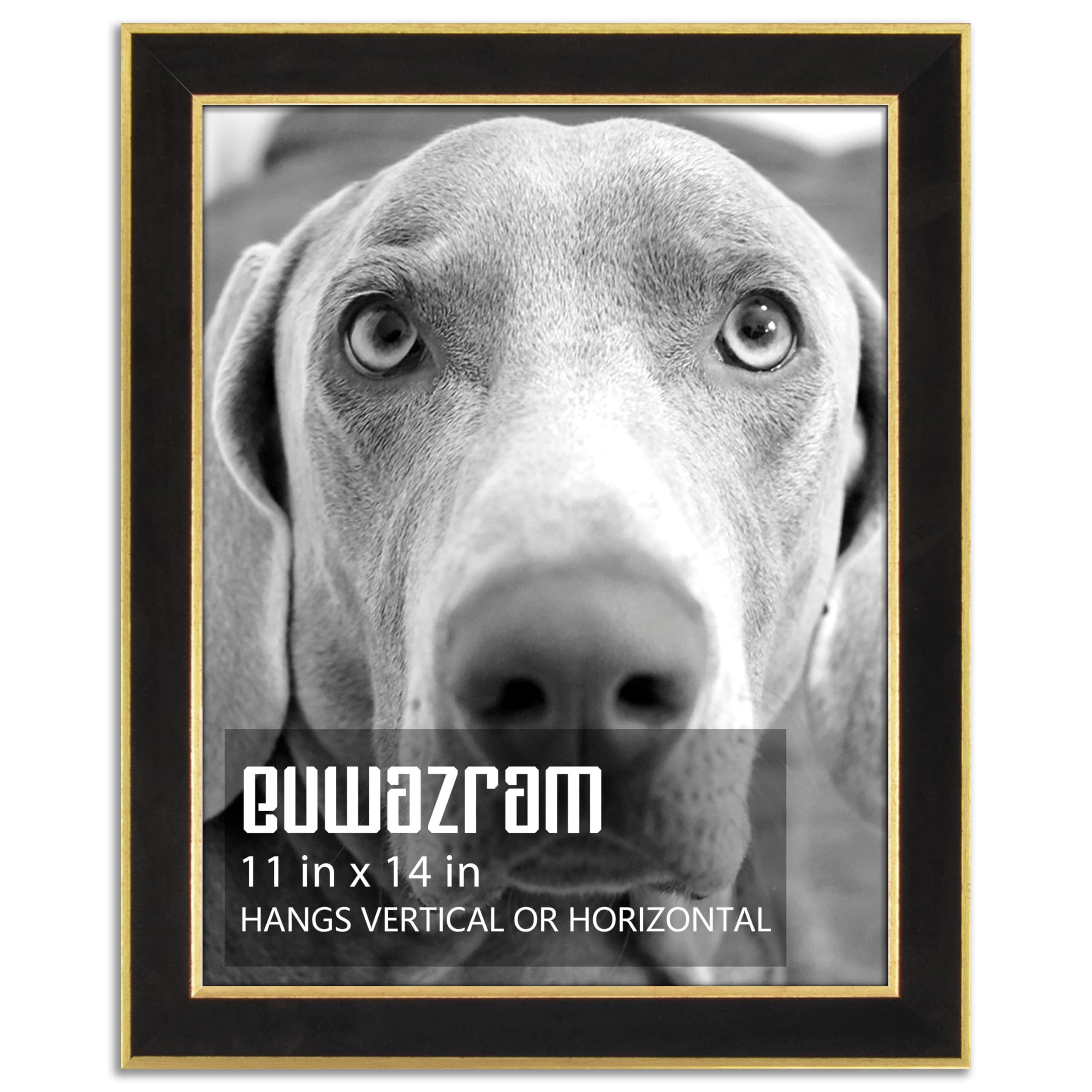 Photo 1 of euwazram 11x14 Suede Poster Frame, Black