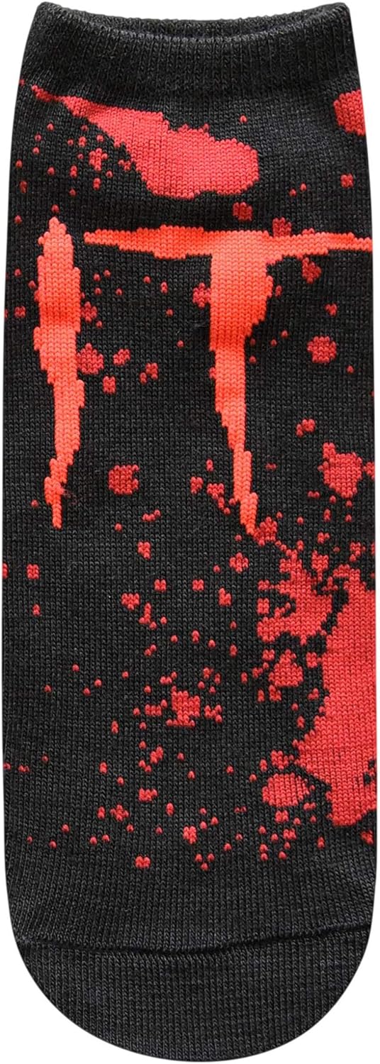 Hyp IT Movie Pennywise You'll Float Too Stephen King Juniors/Womens 5 Pack Ankle Socks - Image 5