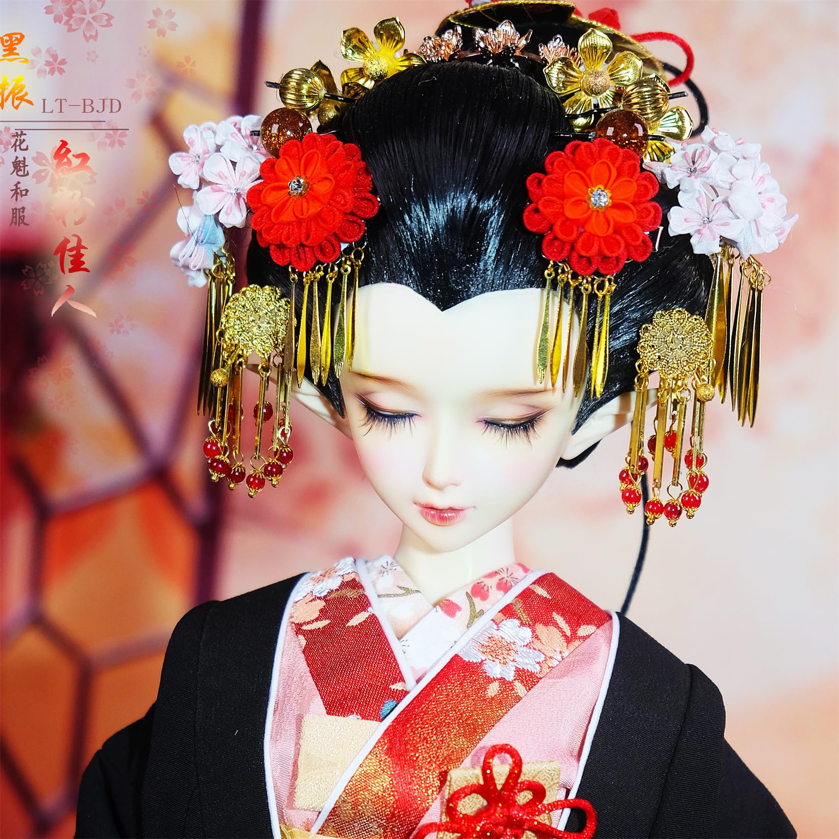 Amazon | BACALYSO | 蘭亭集夢 BJD 球体関節人形用ウイング 簪 セット  