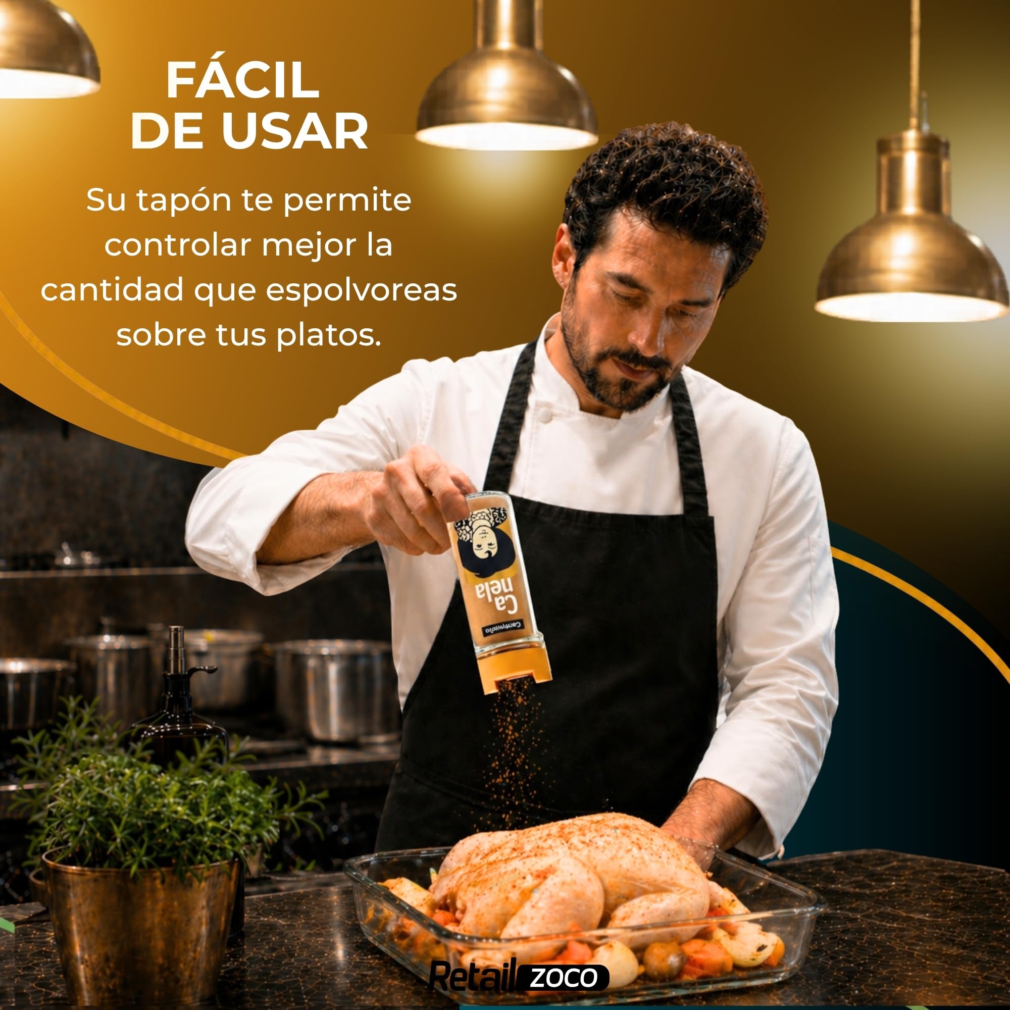 Sazonador Canela Molida Carmencita, Ideal para potenciar tus postres con toque dulce y aromático, salteados de verdura y en tus desayunos de cereales o avena, Sin Gluten, Contiene 2 unidades de 43 g - imagen 5