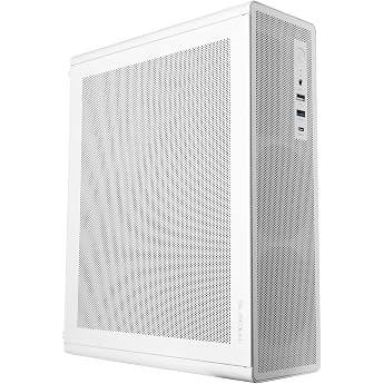Tacens Aeroslim500 PC Case MicroATX Dust Protection Mesh Panels TFX Power Supply 500 W Front Fan FDB 90 mm Slim Mini Tower Compatible with MicroATX and Mini-ITX USB-C and USB 3.0 White