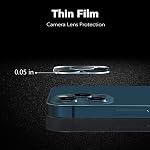 CloudValley Rear Camera Protector for iPhone 12 Pro Max 6.7 inches, 9H Hardness & Full Coverage Protective Film Camera Lens -3 Pieces