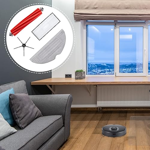 Miniatura 7 de Kit de accesorios de 12 piezas para Xiaomi Roborock S7 MaxV S7 MaxV Plus S7 MaxV Ultra S7 Pro Ultra S7 S7+ aspiradora 1 cepillo principal, 4 filtros