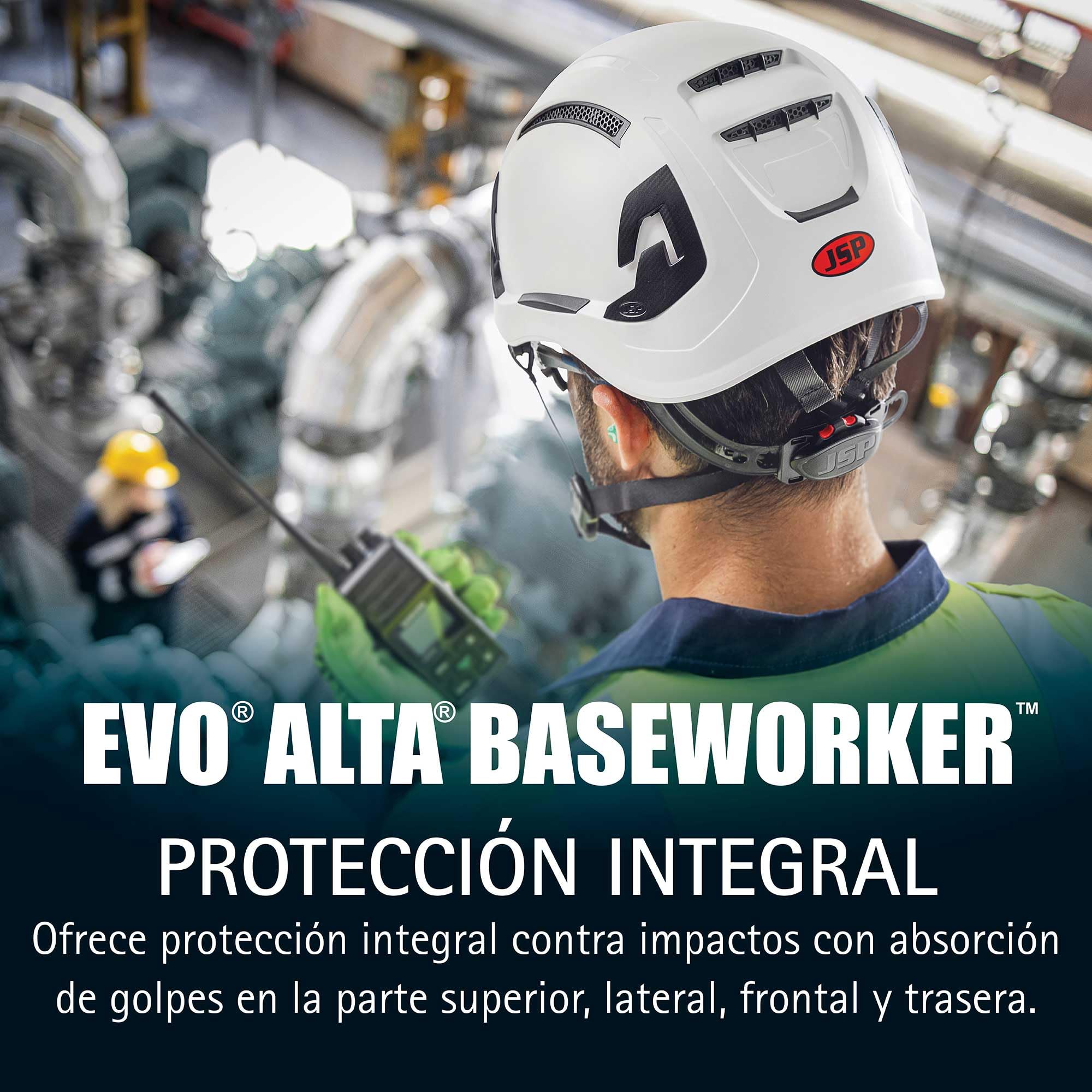 JSP EVO® Alta™ Baseworker™ Safety Helmet - Wheel Ratchet - Vented