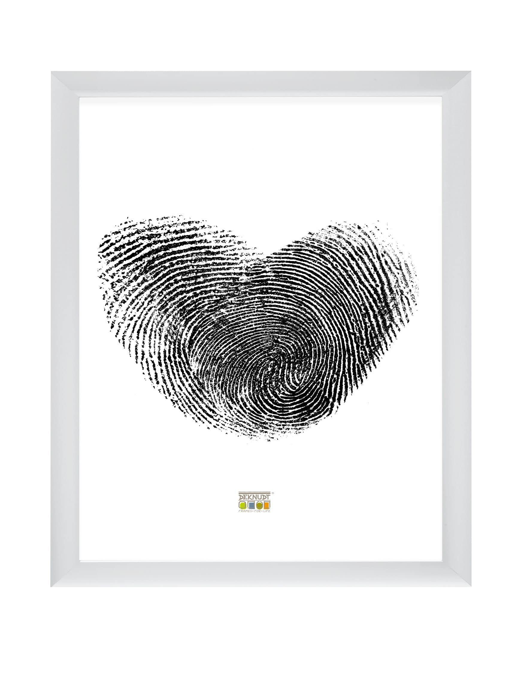 Cadre argenté en aluminium 30x45 cm Deknudt pour photo et affiche moderne