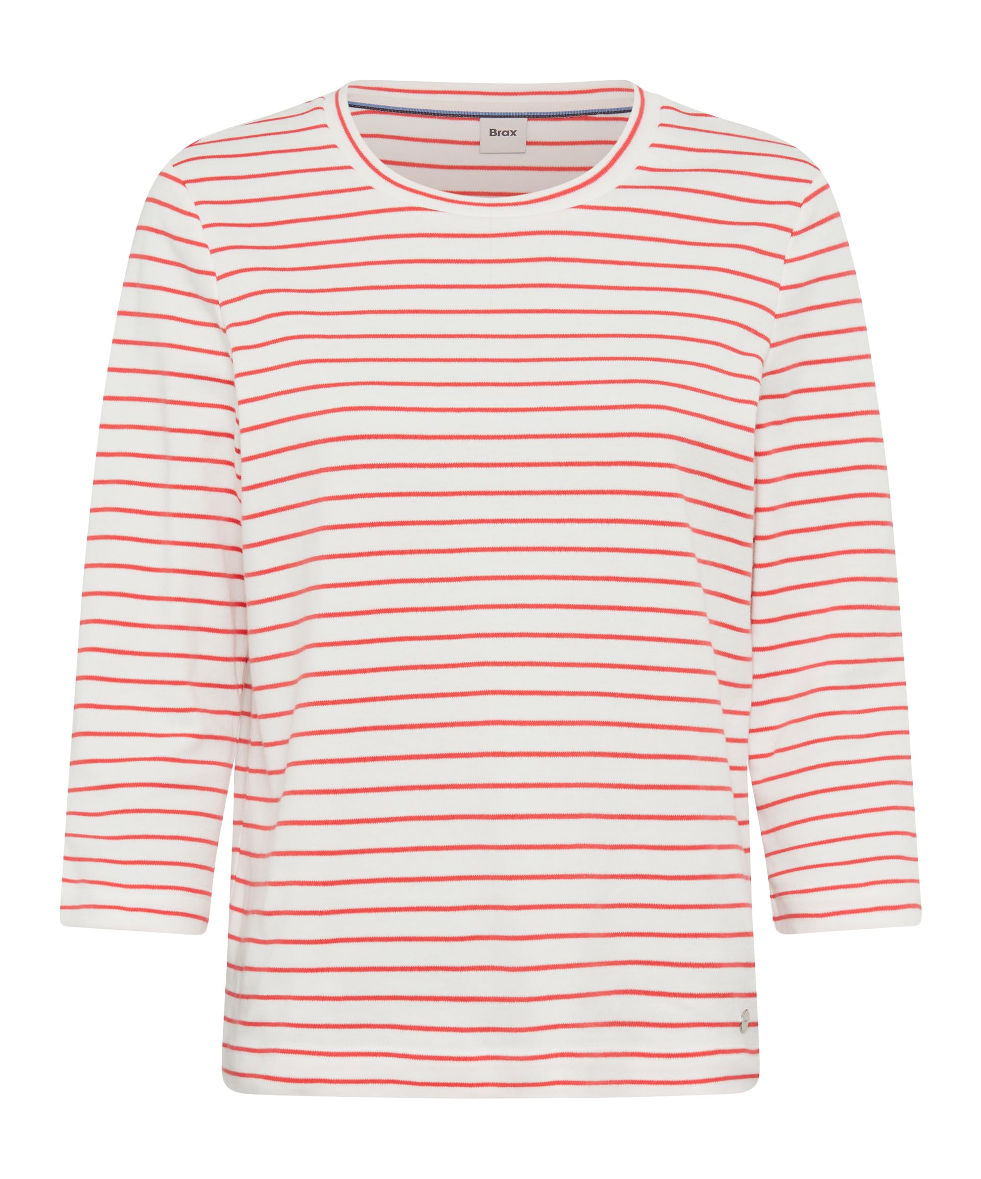 BRAX Style CIRA gestreiftes T-Shirt in Einer Interlock-Ware mit 3/4-Arm