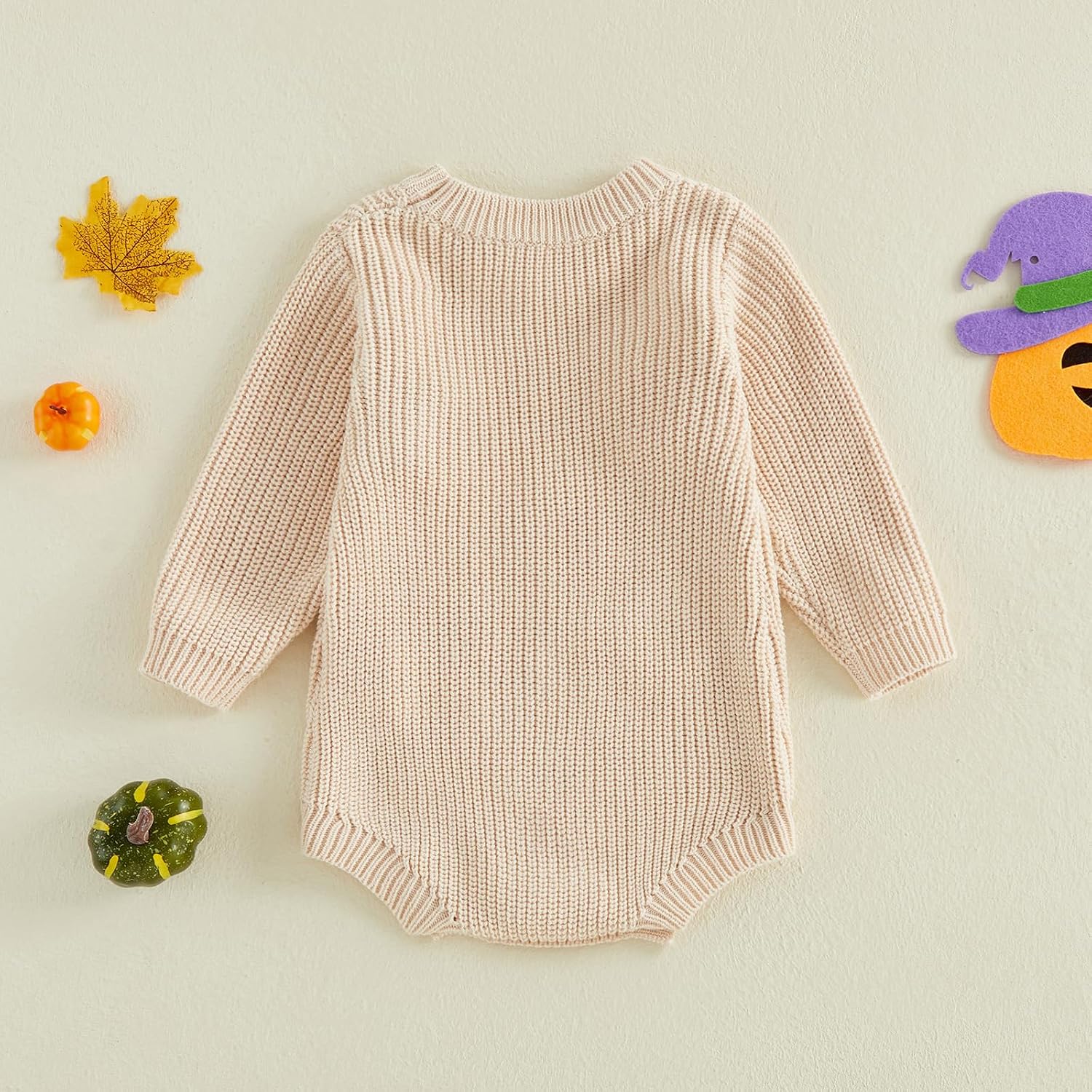 Baby Girl Boy Halloween Sweater Goose Romper Fall Knitwear