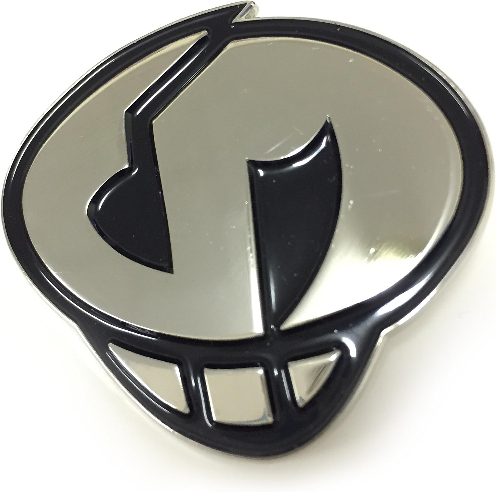 Team Skull Metal Badge (Silver)