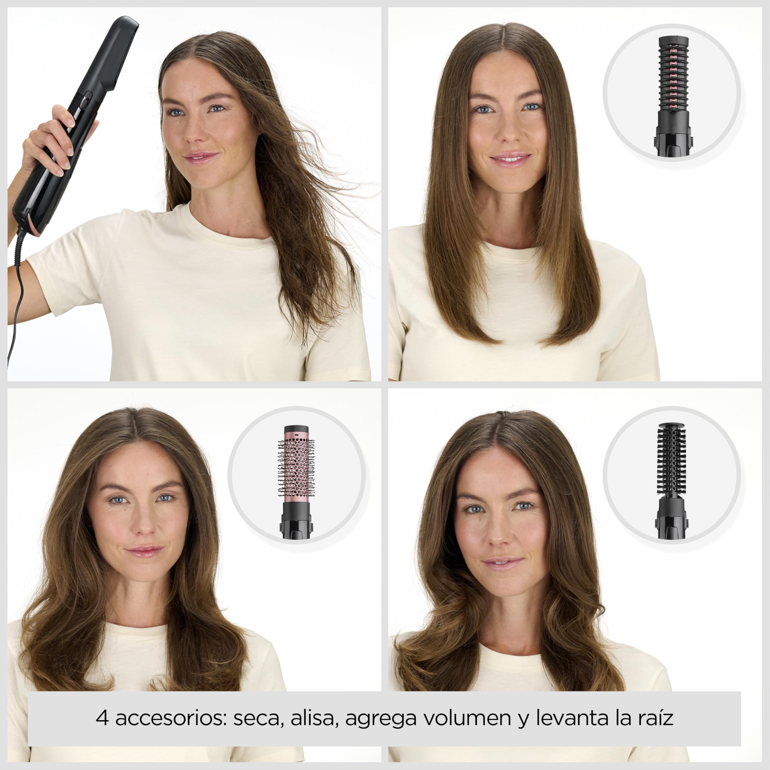 BaByliss Perfect Finish AS126E Cepillo de aire secador moldeador iónico