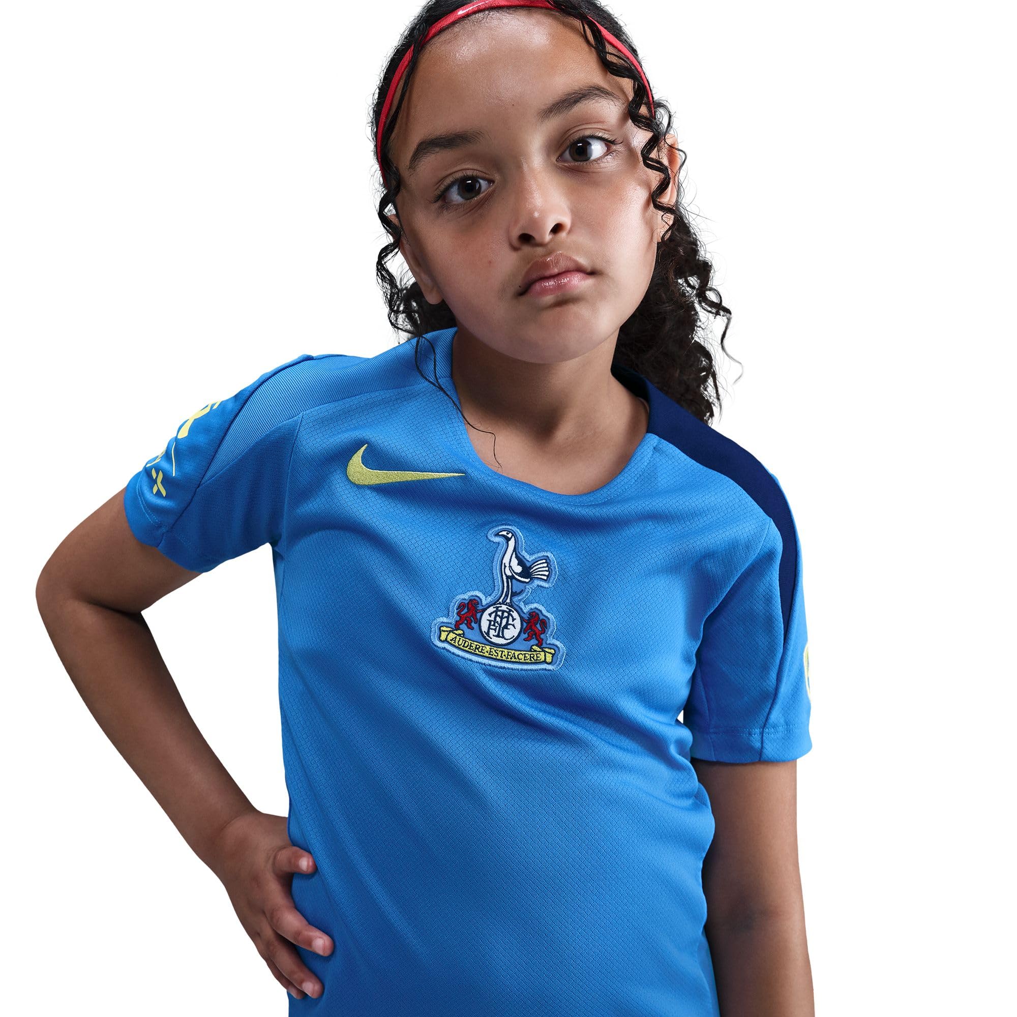 Tottenham Hotspur Strike Third Nike Dri-FIT Total 90 koszulka piłkarska z krótkim rękawem dla starszych dzieci, HM4153