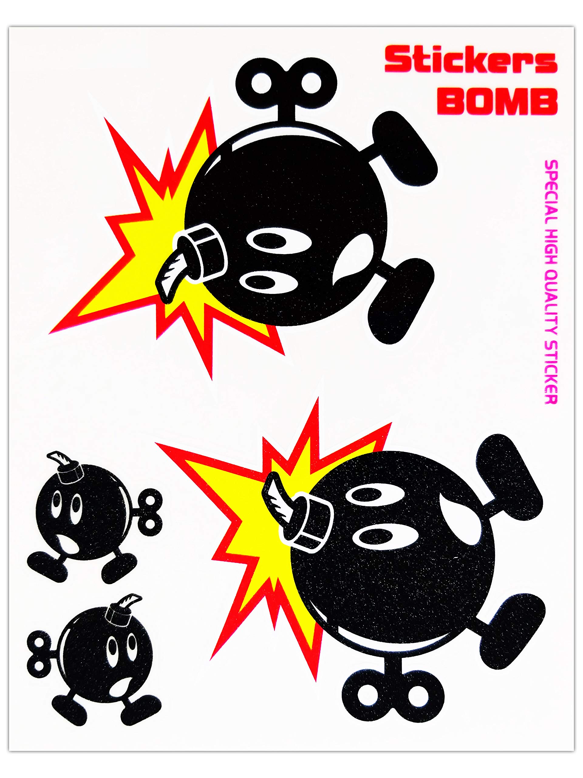 4R Quattroerre.it Sticker Bombs in Charge, 10 x 12 cm
