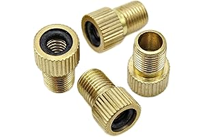 4-Pack Presta Valve Adapters - Effortlessly Convert Presta to Schrader Valves