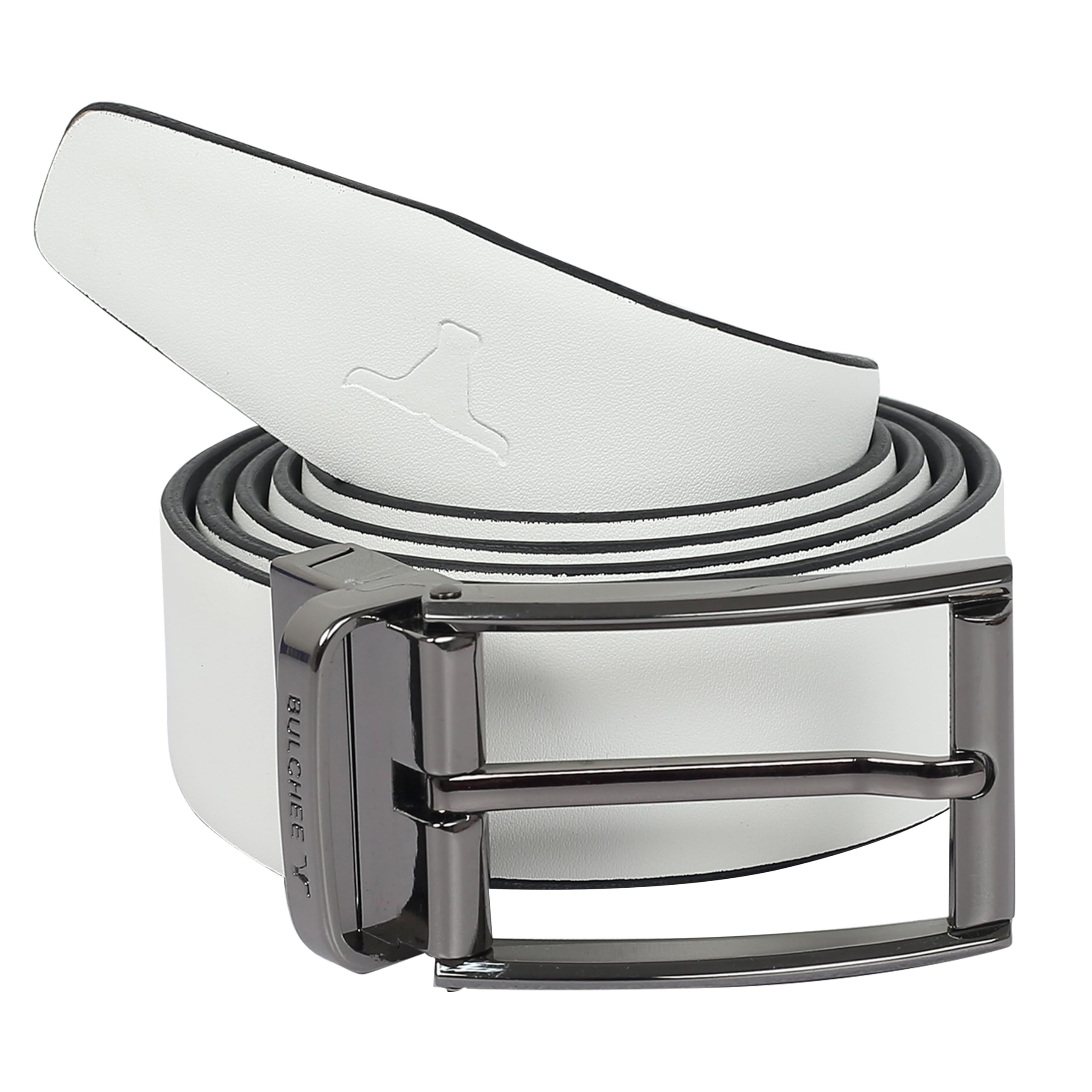 Buchee Men's prong reversible white and black belt (BUL2408BXL)-image-17