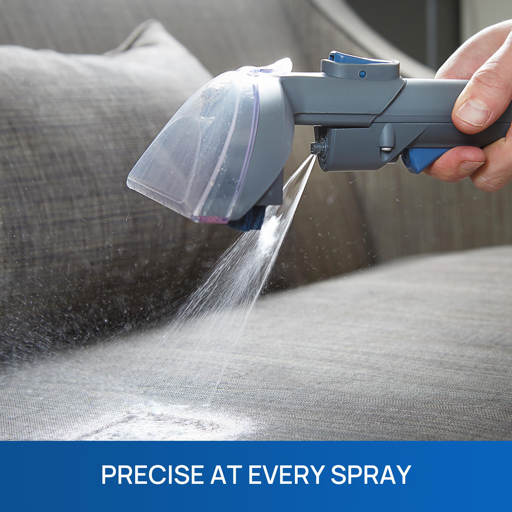 Vacmaster Aspirateur Balai Nettoyeurs tapis et moquettes Lave et Élimine la Saleté, les Taches Difficiles et Collantes Pour Tapis, Tapisserie et Escaliers, Bleu