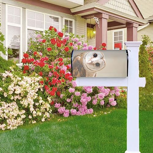 Miniatura 122 de Divertido gnomo de verano para conducir coche y girasol, cubierta magnética para buzón, patrón a cuadros, para decoración del hogar, jardín, 21 x 18