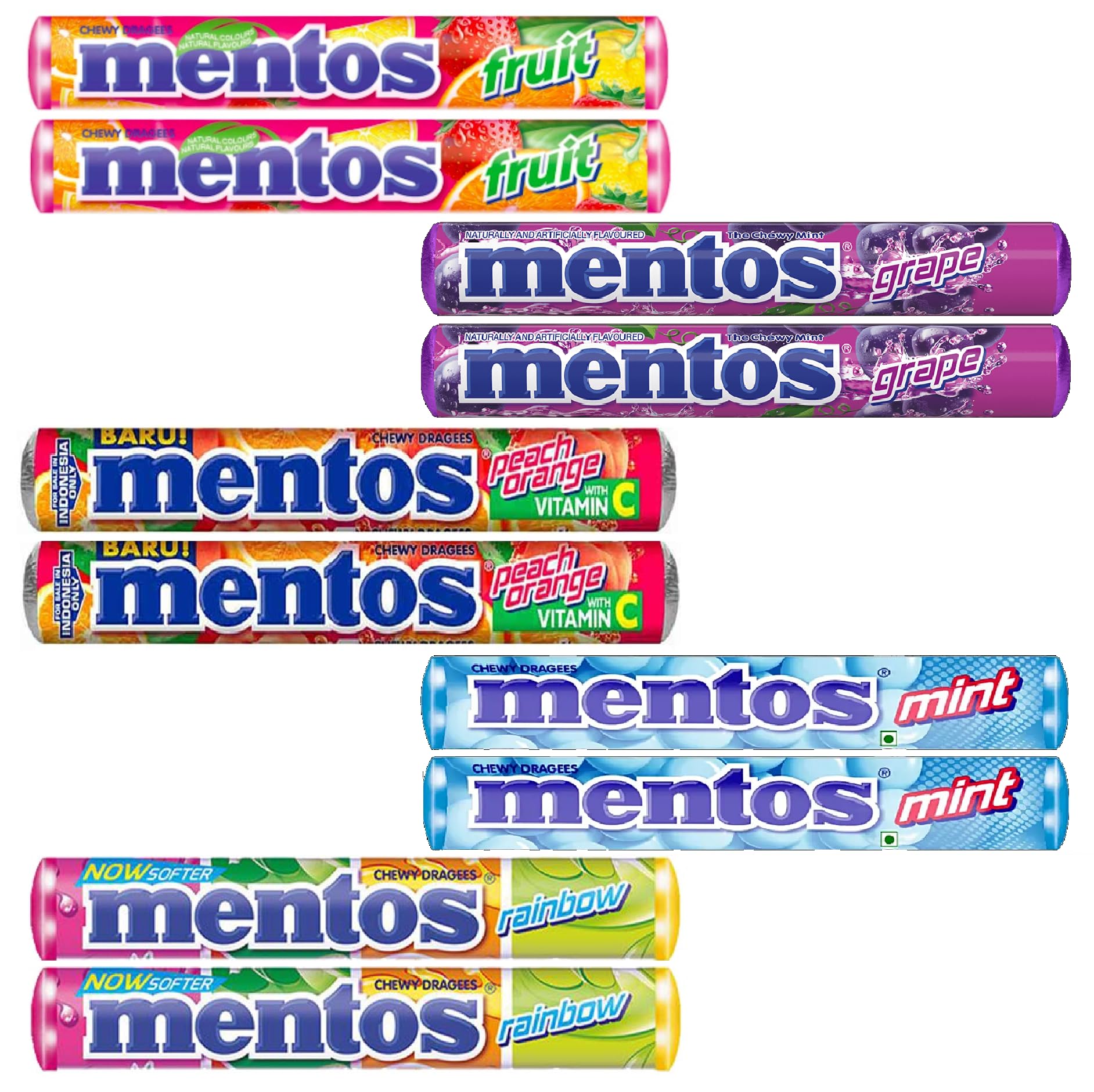 See full amazon price history chart for Mentos Chewy Mint Candy Roll, Grape, Peach Orange, Mint And Rainbow Flavour Pack Of 10, (10x29g) Mentos Chewy Mint Candy Roll, Grape, Peach Orange, Mint And Rainbow Flavour Pack Of 10, (10x29g) (B0D47SXT88) Amazon Price History, Amazon Price Tracker