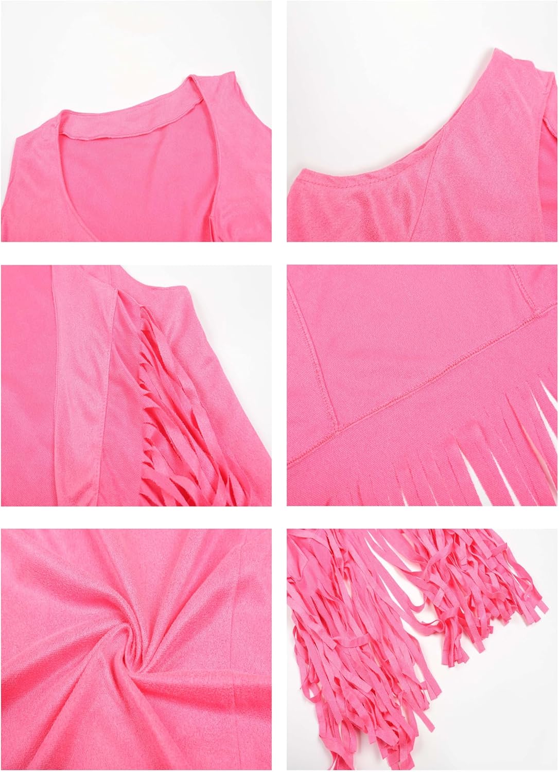 70s Disco Outfits Hippie Clothes Costume for Women, 5 Pcs 60s 70s Hippie Accessories Halloween - Image 3