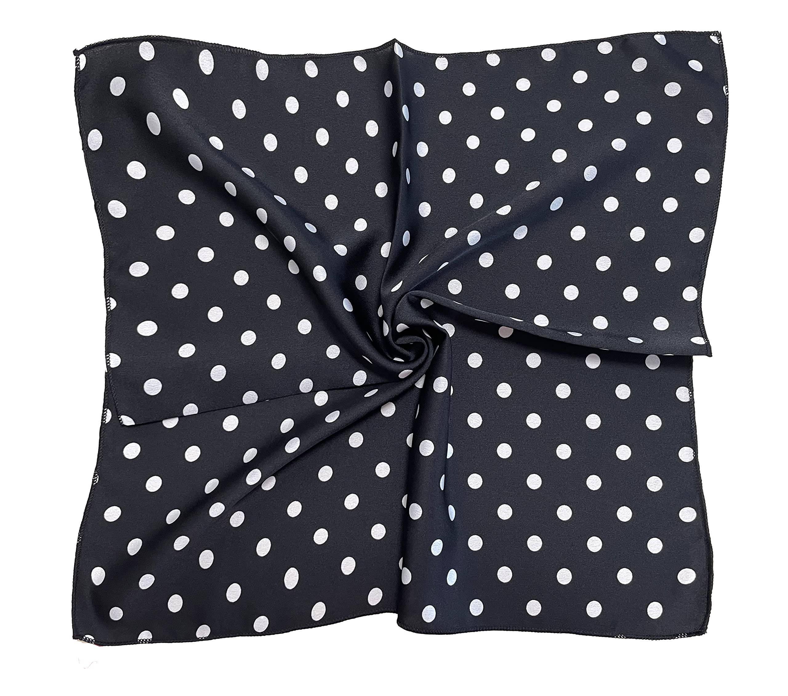 CT COTIM COYIN Silk Feeling Square Satin Head Scarf, Neck Scarves Kerchief for Women Ladies Girls, 19.7"x19.7" (50x50cm)