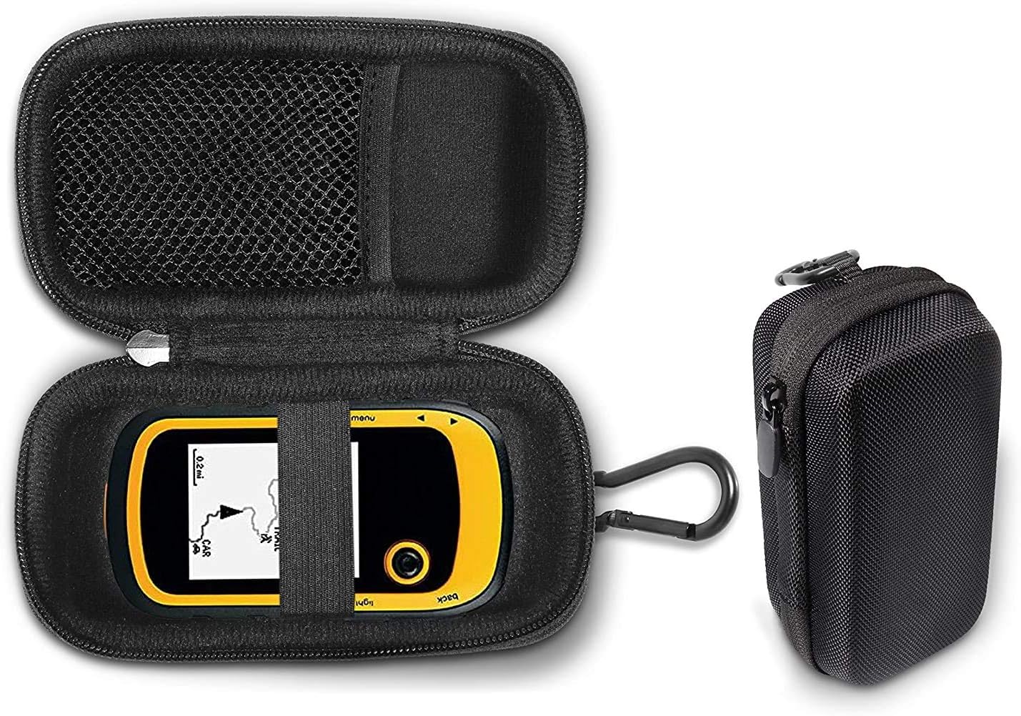 Handheld GPS Case Compatible with Garmin eTrex 10, 20, 20x, 30, 30x, 35t and Touch 35, 25 with mesh Accessory Pocket, Compact and Light Weight Strong case for Excellent Protection and Easy Carrying