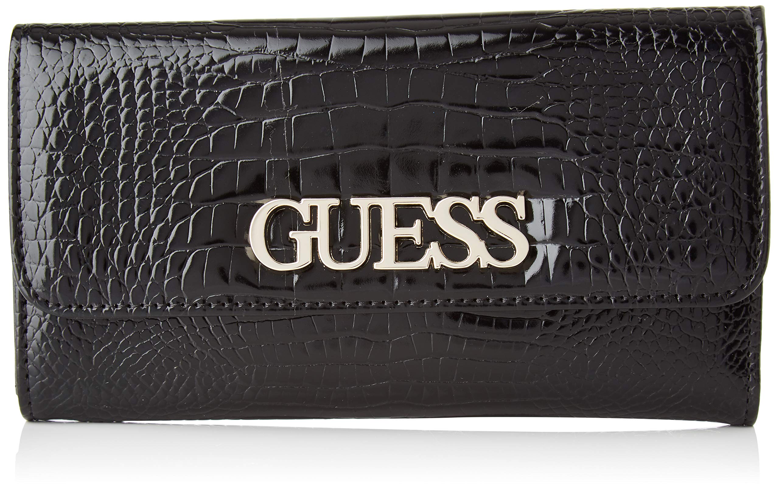 GUESS Women's Uptown Chic SLG Pocket Trifold Small Leather Goods, One Size