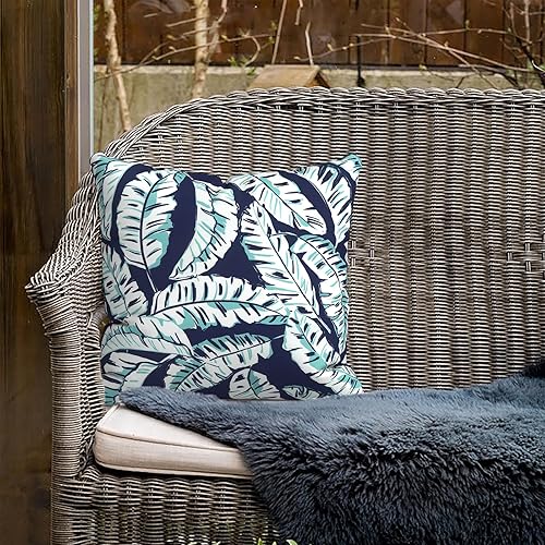 Miniatura 7 de Almohadas de exterior para muebles de patio de 18 x 18 pulgadas, almohadas cuadradas para exteriores con insertos, almohadas decorativas para