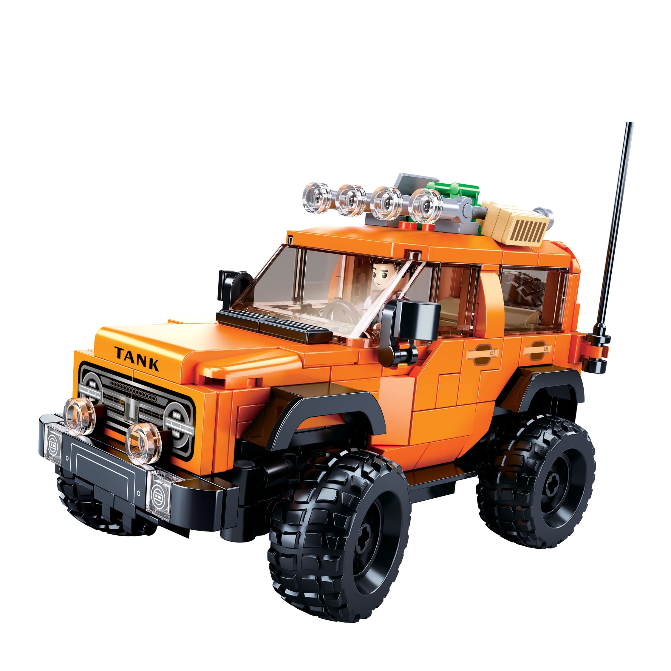 Sluban Model Bricks-Tank 300 SUV (302 pcs) Building Blocks Kit for Boys and Girls Aged 8 Years and Above Creative Construction Set, Blocks Compatible with Other Leading Brands, BIS Certified. - Image 2 thumbnail