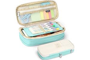MUJI Big Capacity Double Zipper Pencil Case
