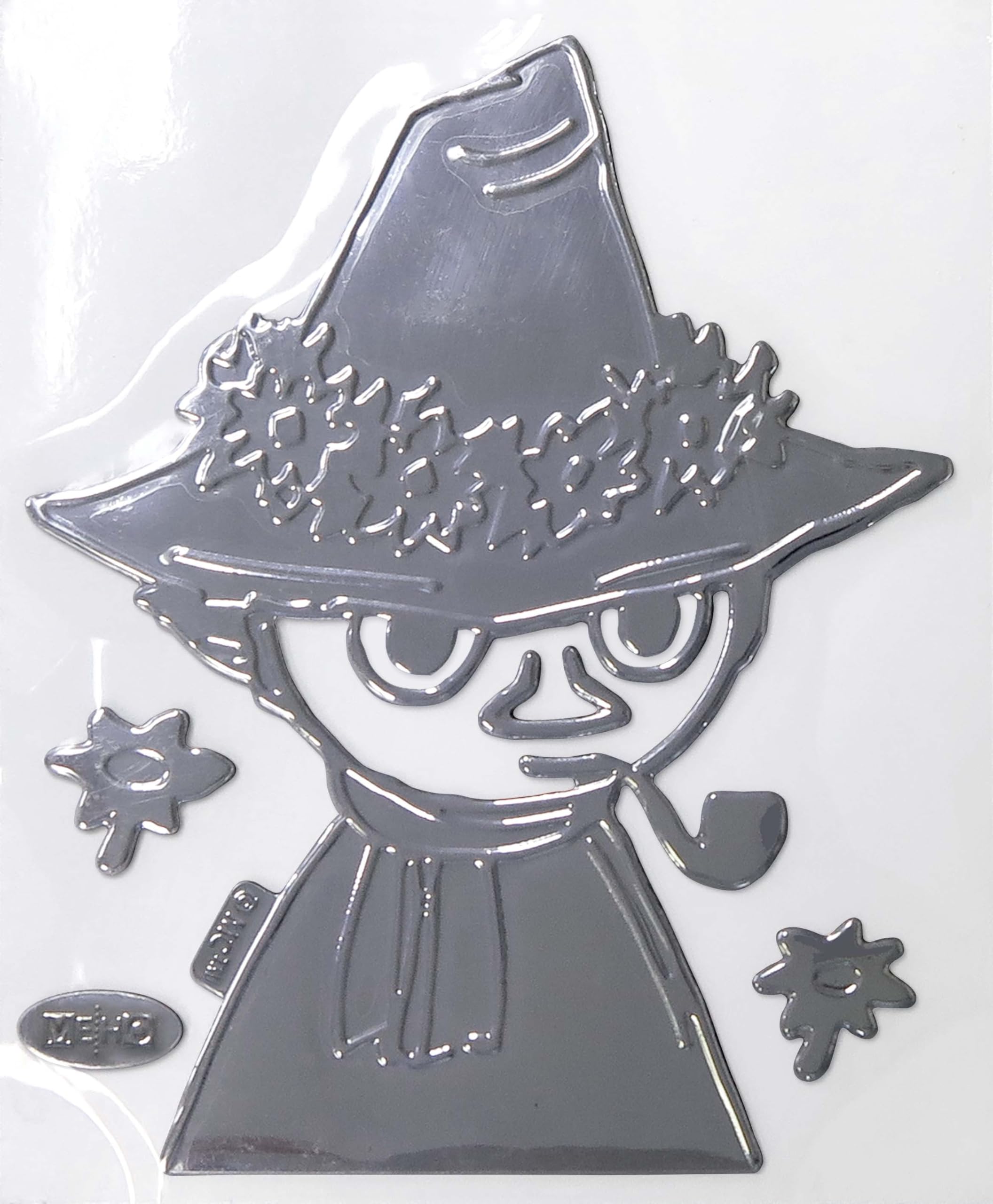Basic Standard Moomin Emblem Sticker 3D 3D Car Custom Decoration Character Stylish Cute Snufkin Face