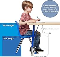 Vista 6 de Factory Direct Partners Sillas apilables FDP, 12 pulgadas, color verde