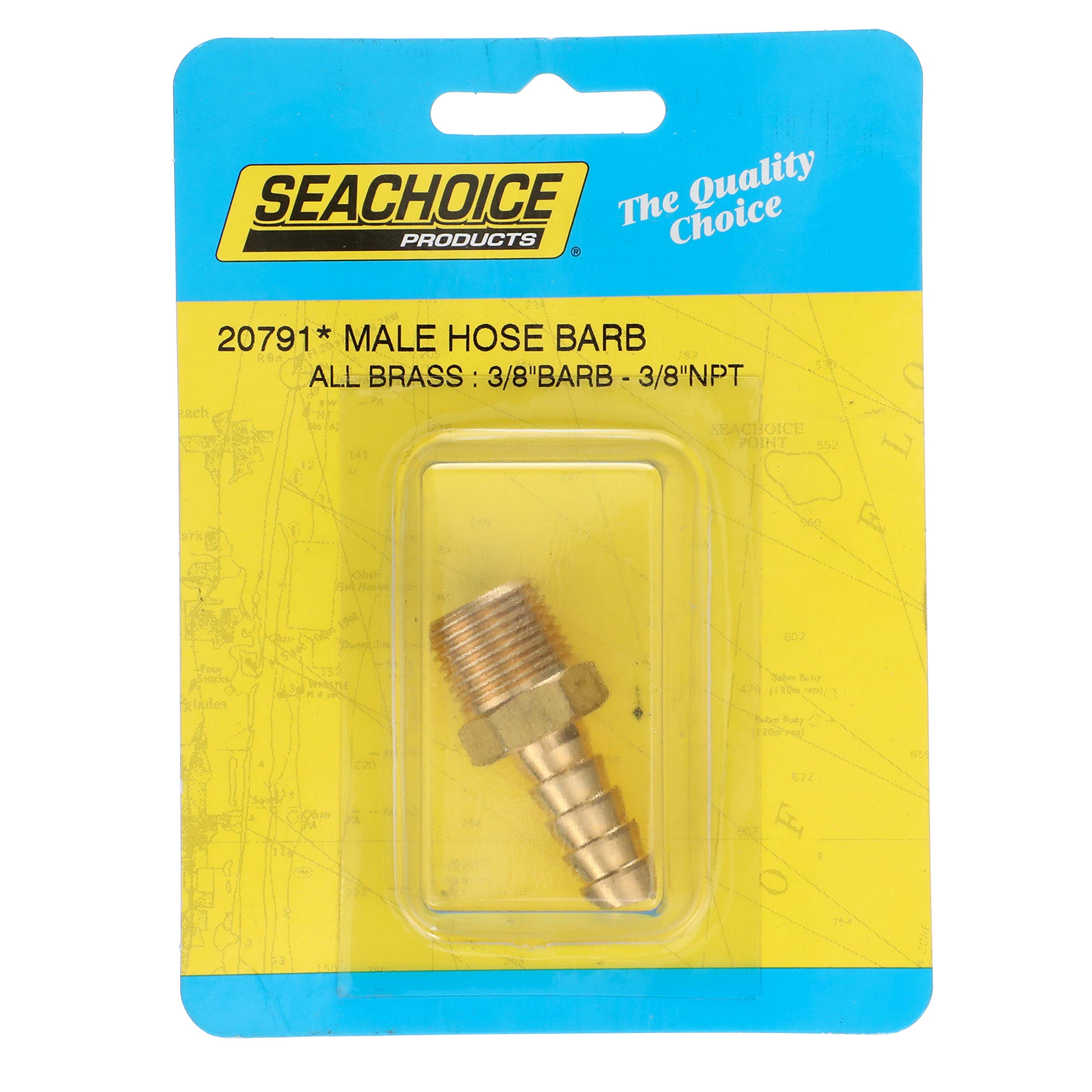 seachoice Raccordo maschio ottone 95 mm