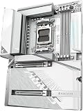 GIGABYTE X870 AORUS Stealth Ice Carte Mère – Prend en Charge Les processeurs AMD Ryzen 9000, VRM numérique 16+2+2 Phases, Jusqu’à 8200 MHz DDR5 (OC), 2 x PCIe 5.0 + 2 x PCIe 4.0, Wi-FI 7, LAN 5 GbE - 5