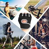 Vista 5 de Flammi - Guantes de ejercicio para mujer, guantes de entrenamiento fundamentales para gimnasio