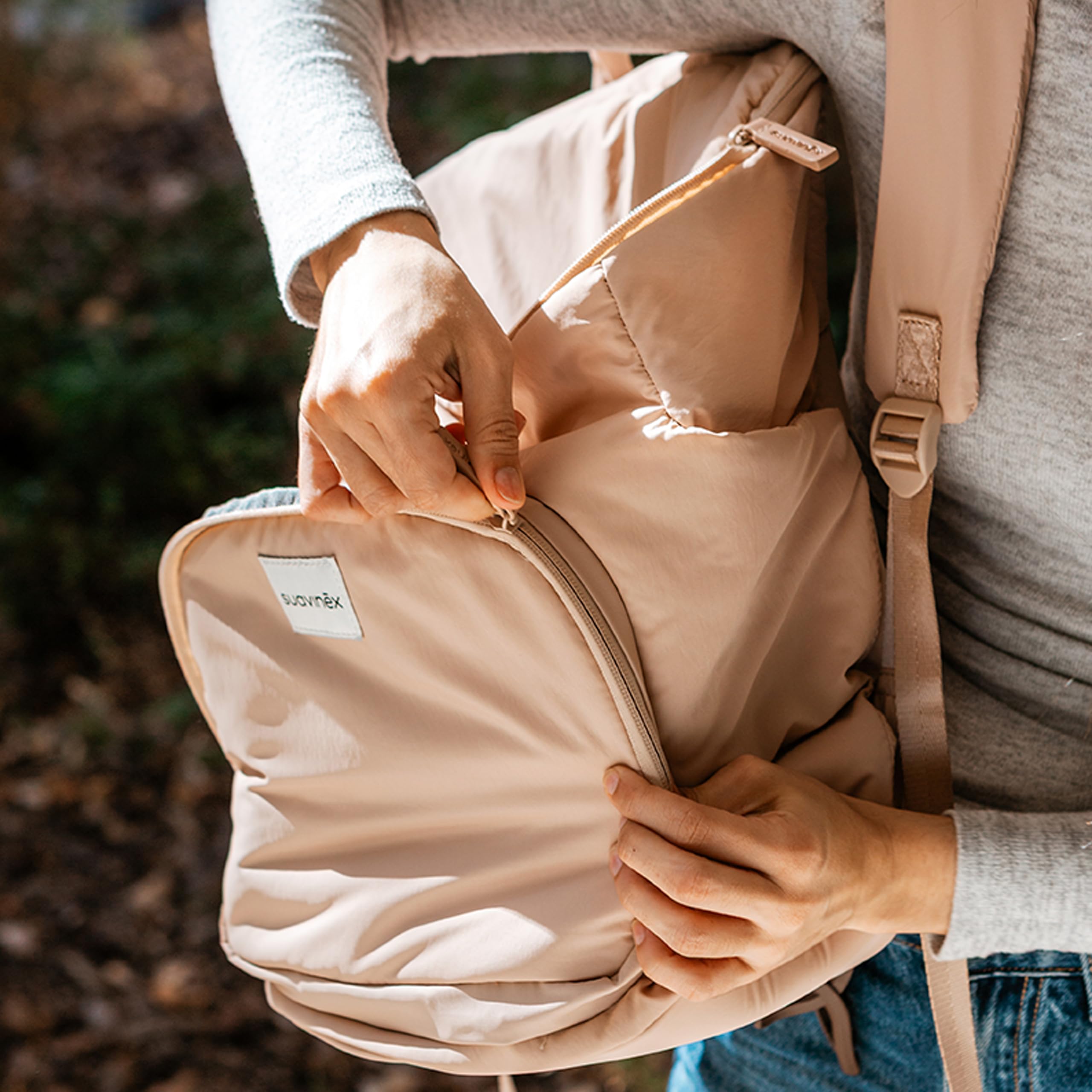 Suavinex, Mochila Maternidad, Ideal para Accesorios Lactancia, Rosa