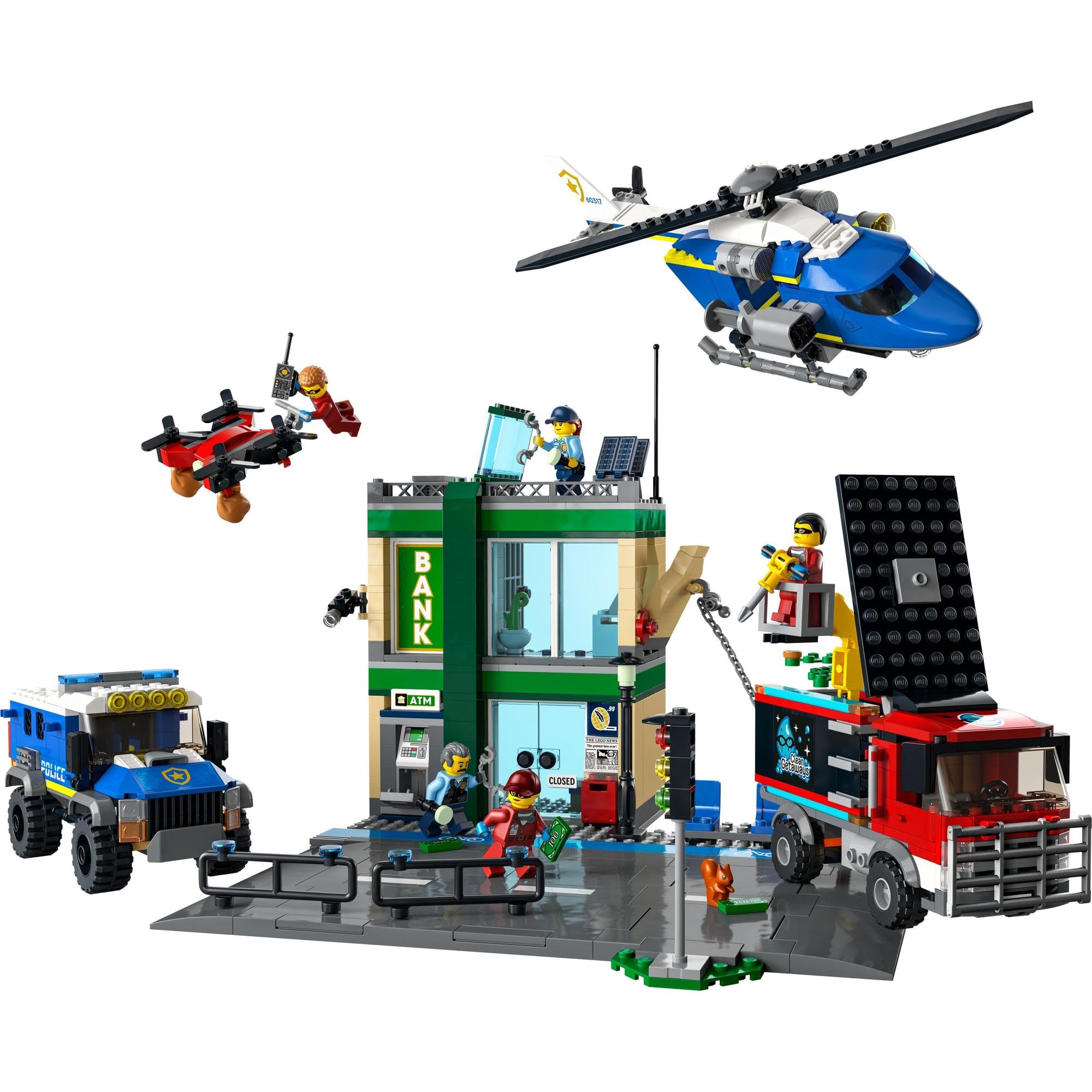 Amazon.co.jp: レゴ(LEGO) シティ 銀行強盗チェイス クリスマスギフト 