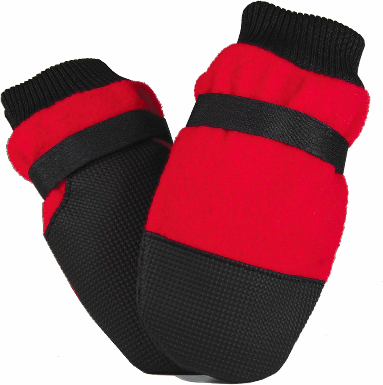 Muttluks, Hott Doggers Dog Boots with Non-Skid Vinyl Soles for Indoor or Outdoor Use – 4 Boots