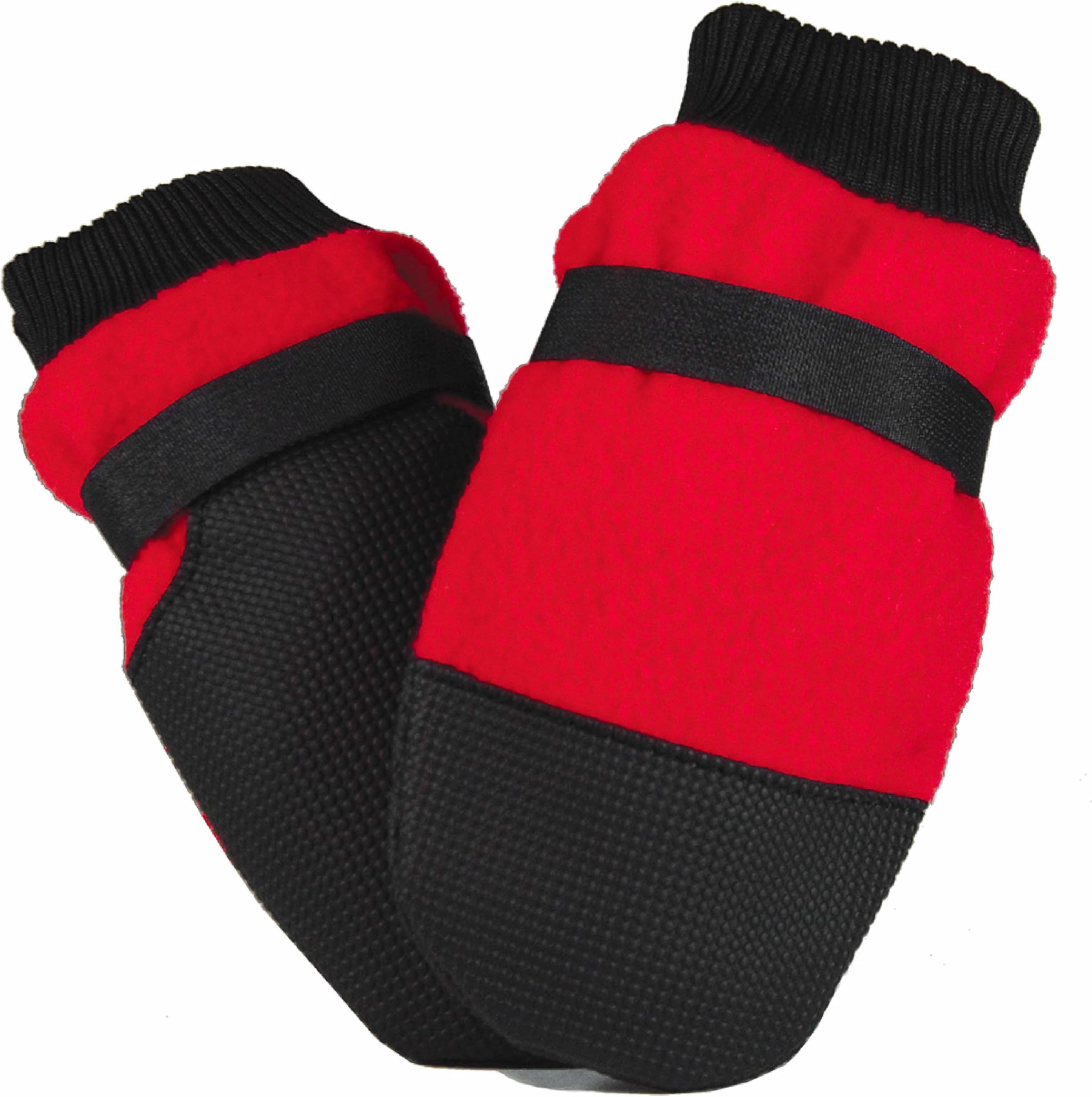 Muttluks, Hott Doggers Dog Boots with Non-Skid Vinyl Soles for Indoor or Outdoor Use - 4 Boots