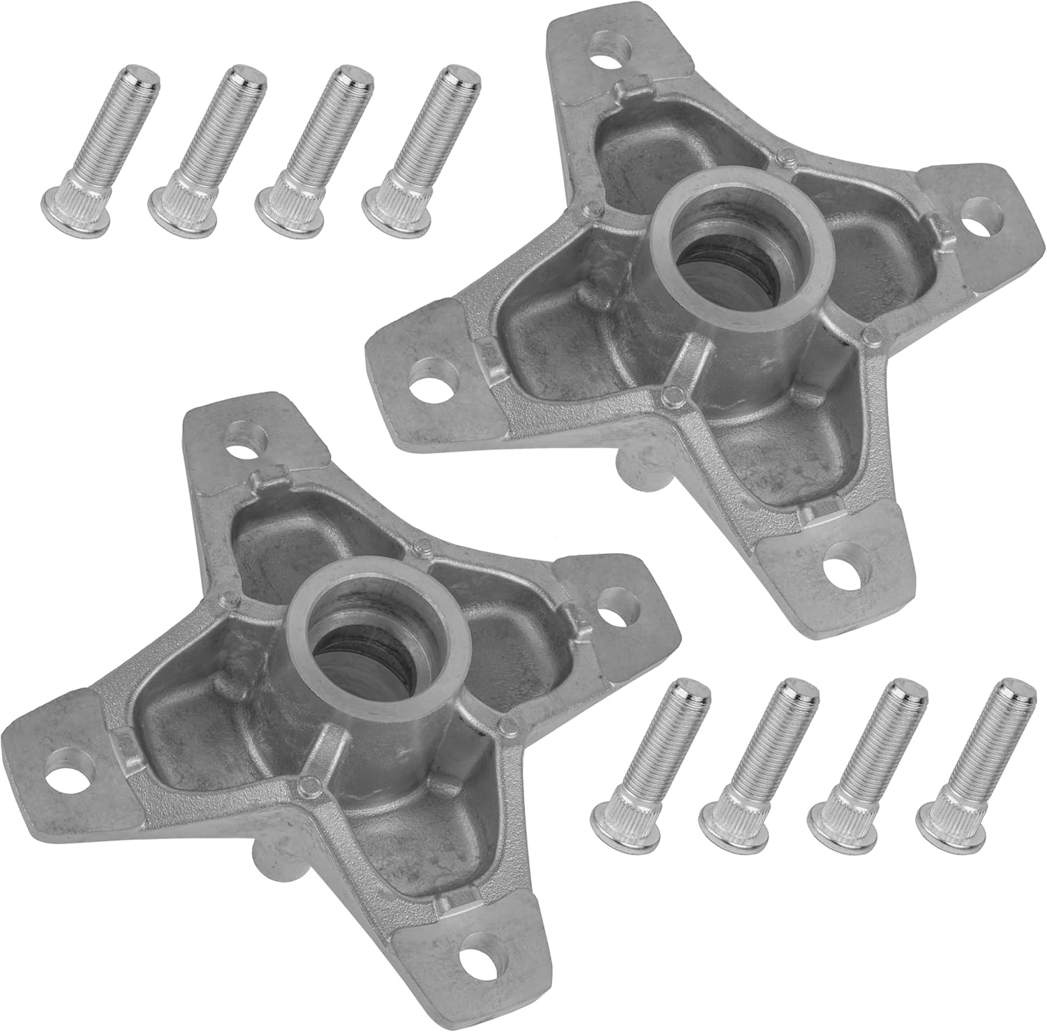 Caltric Front Left and Right Wheel hub with Bolt Compatible with Yamaha Raptor 700 700R YFM700R 2006 2007 2008-2013