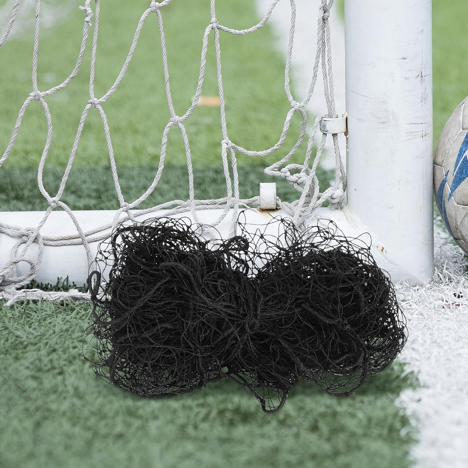 PRETYZOOM Soccer Goal Replacement Net Sports Soccer Goal Netting High-Density Woven for Residential Football Practice and Training (Medium)