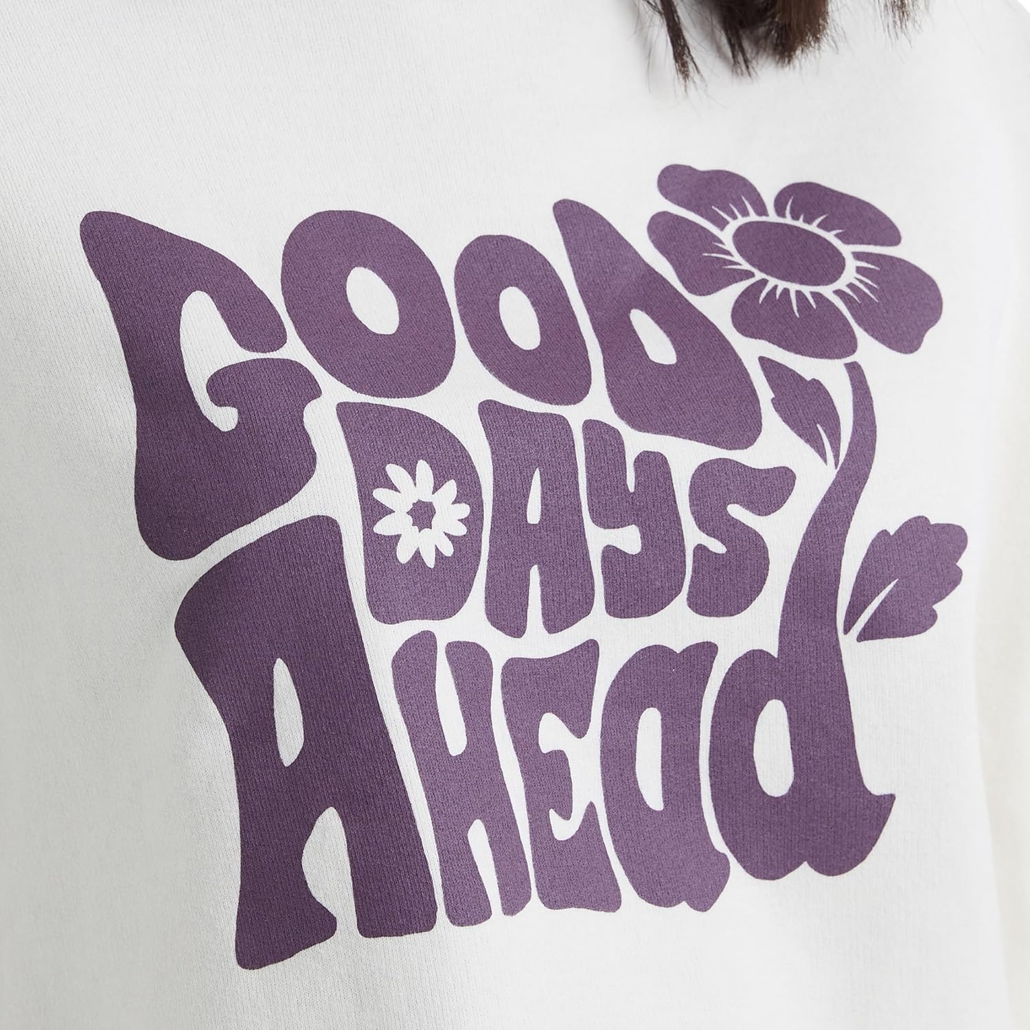 Hanes womens Originals Sweatshirt, Lightweight Fleece Sweatshirt for Women, Garment Dyed - Image 4