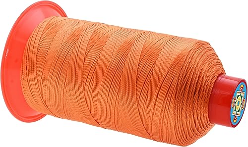 Miniatura 599 de Mandala Crafts Hilos de coser resistentes de nailon consolidado, hilo para tejer jeans de cuero, hilos de tapicería marina al aire libre, Beige