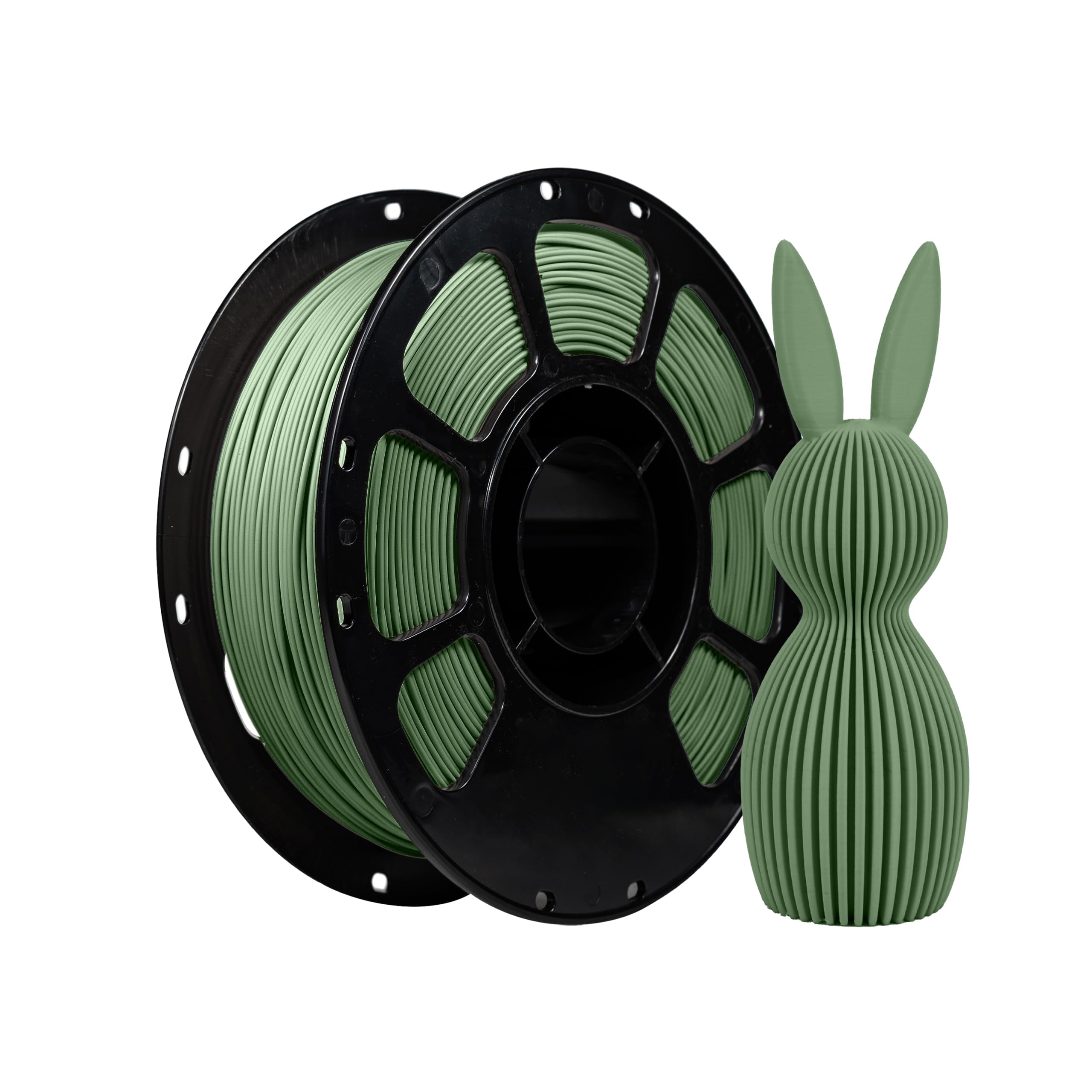 iBOSS Matte PLA+ Filament Dark Green 1KG, 1.75mm 3D Printer Filament Dimensional Accuracy +/- 0.02mm, 1kg Carboard Spool (2.2lbs) for Most FDM 3D Printers