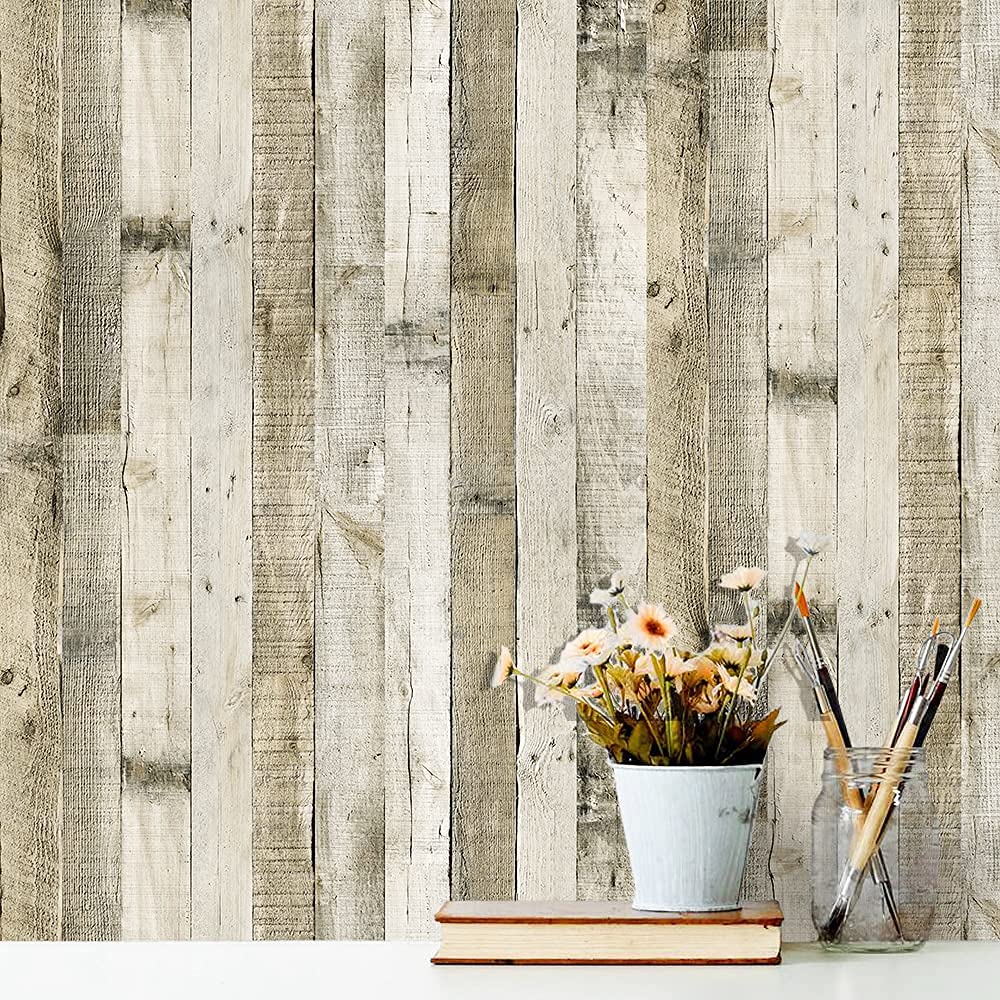 Buy Homya wood grain wallpaper selfadhesive peeling wallpaper 45