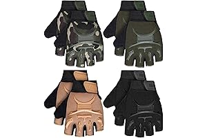 SATINIOR 4 Pairs Kids Workout Gloves for Boys and Girls